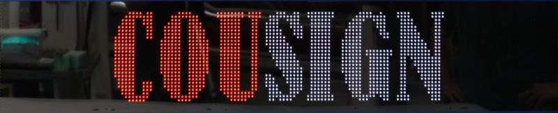 Full Height Large Outdoor Scrolling Message Display